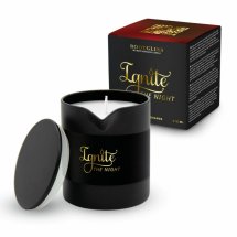 BodyGliss Ignite the Night świeca do masażu 212ml, chai & blood orange, ciepły olejek