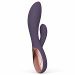 LELO INA Thrust Rabbit fioletowy – dynamiczny system ruchu, silikon medyczny, Bluetooth
