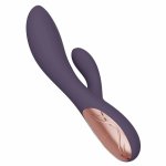 LELO INA Thrust Rabbit fioletowy – dynamiczny system ruchu, silikon medyczny, Bluetooth