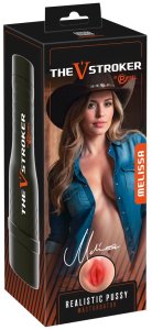 Rebel V-Stroker Melissa – kompaktowa maszyna intymna, zamykana obudowa, TPE/ABS, 26,5cm