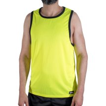 MACHO CMV001 żółta koszulka sportowa S/M oddychająca i szybkoschnąca