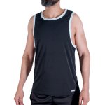 MACHO CMV004 czarna koszulka sportowa L/XL oddychająca, anatomiczna