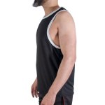MACHO CMV004 czarna koszulka sportowa L/XL oddychająca, anatomiczna