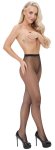 Cottelli LEGWARE Net Tights S-L – czarne rajstopy siateczkowe, elastyczny rozmiar
