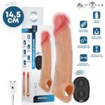 MR INTENSE Arnold M – wibrująca nakładka silikonowa 14,5 cm z pilotem, anatomiczna