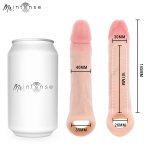 MR INTENSE Arnold M – wibrująca nakładka silikonowa 14,5 cm z pilotem, anatomiczna