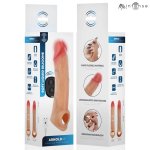 MR INTENSE Arnold M – wibrująca nakładka silikonowa 14,5 cm z pilotem, anatomiczna
