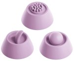 Fantasy For Her G-Touch Pulse Pro fioletowy system masażu intymnego z 3 silikonowymi końcówkami