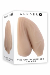 GENDER X The Uncircumcised Packer Light anatomiczny model TPE 11,6 cm, realistyczny wygląd
