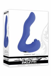 EVOLVED TAPPITY TAP silikonowa maszyna intymna 3 silniki, 10 trybów, fioletowa, USB