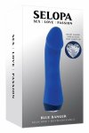 SELOPA BLUE BANGER masażer intymny silikonowy, falista powierzchnia, 10 trybów, USB, niebieski