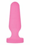 SELOPA Petite Plug anatomiczny model silikonowy, szeroka podstawa, 7,3 cm, czarny