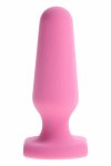SELOPA Petite Plug anatomiczny model silikonowy, szeroka podstawa, 7,3 cm, czarny