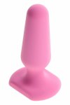 SELOPA Petite Plug anatomiczny model silikonowy, szeroka podstawa, 7,3 cm, czarny