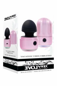 EVOLVED VACATION VIBES VIBRATING mini masażer rożowy, 10 trybów, USB-C, wodoodporny, kompaktowy