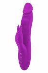 FemmeFunn Booster Rabbit Purple wibrator rotacyjny 360°, 7 trybów, 2 silniki, silikon premium