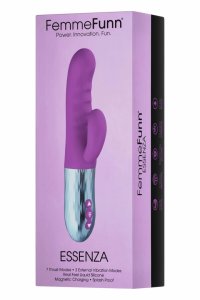 FemmeFunn Essenza Purple zaawansowany model z funkcją ruchu posuwistego, 7 poziomów, silikon