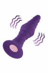 FemmeFunn Pyra Small Dark Purple wibrująca maszyna intymna z pilotem, 10 trybów, przyssawka