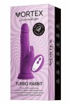 FemmeFunn Wireless Turbo Rabbit Purple silikonowa maszyna intymna 21 cm, 8 trybów, pilot