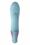 FemmeFunn Cora Light Blue – punktowy masażer z 10 trybami pulsacji i wibracji, silikon, splashproof