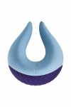 FemmeFunn Volea Light Blue/Dark Purple – wibrator z ruchomą końcówką, 10 trybów, silikon medyczny