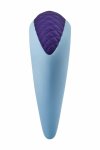 FemmeFunn Volea Light Blue/Dark Purple – wibrator z ruchomą końcówką, 10 trybów, silikon medyczny