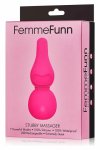 FemmeFunn Stubby Massager Pink – kompaktowy masażer 7 trybów, wodoodporny, silikon premium