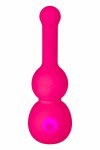 FemmeFunn Poly Massager Pink – kompaktowy masażer silikonowy, 7 trybów, elastyczna głowica