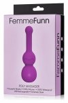 FemmeFunn Poly Massager Purple – kompaktowy masażer 7 trybów, silikon premium, magnetyczne ładowanie