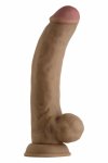 SHAFT Model C 24,1 cm Liquid Silicone Oak – anatomiczny model Flexiskin™, przyssawka, naturalistyczny