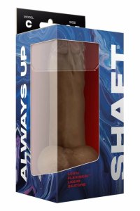 SHAFT MODEL C 8.5'' Liquid Silicone – maszyna intymna z przyssawką, dwuwarstwowy, Oak, Flexiskin™
