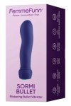 FemmeFunn Sormi Bullet Dark Purple – kompaktowy model, 11 trybów, silikon SOFTFEEL™, wodoodporny