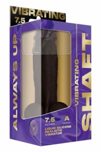 SHAFT Model A 7.5” Mahogany – silikonowy model wibracyjny Flexiskin™, pilot, wodoodporny