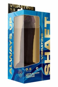 SHAFT Model C 9.5” Mahogany – wibrujący system intymny Flexiskin™, pilot, wodoodporny