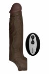 SHAFT Model F Wibrująca Nakładka Flexiskin™ Mahogany Rozmiar 1 – 8 trybów, pilot, wodoodporna