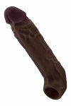 SHAFT Model F Wibrująca Nakładka Flexiskin™ Mahogany Rozmiar 1 – 8 trybów, pilot, wodoodporna