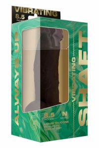 SHAFT Model N 8.5" Mahogany – silikonowy system wibracyjny Flexiskin™, pilot, wodoodporny