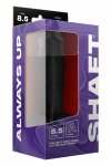 SHAFT Model A 8.5" Czarny – anatomiczny silikonowy model FLEXISKIN™, przyssawka, dwukolorowy