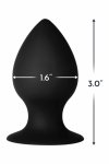 FORTO F-98 Cone Small Black silikonowy stożek z przyssawką, 10 cm, czarny