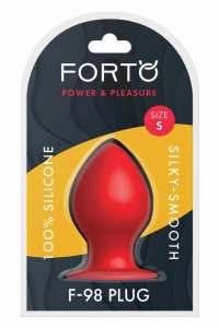 FORTO F-98 Cone Small Red silikonowy stożek z przyssawką, 10,2 cm, czerwony