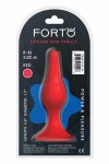 FORTO F-11 LUNGO Medium Red silikonowy model z przyssawką, średni rozmiar, czerwony