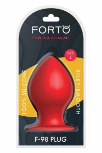 FORTO F-98 Cone Large Red silikonowy stożek z przyssawką, duży rozmiar, czerwony