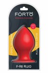 FORTO F-98 Cone Large Red silikonowy stożek z przyssawką, duży rozmiar, czerwony