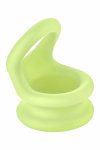 FORTO F-20 Balls Stretcher Medium Glow silikonowy pierścień anatomiczny świecący
