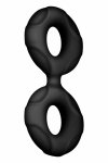 FORTO F-81 Double Ring 44mm Czarny silikonowy podwójny pierścień anatomiczny