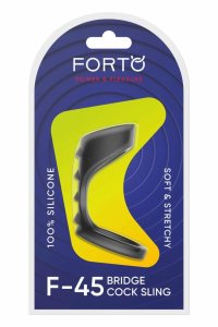 FORTO F-45 Textured Bridge silikonowy pierścień z wypustkami, czarny, elastyczny
