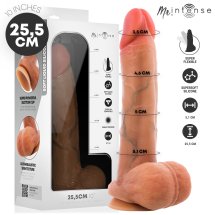 MR INTENSE Gary XL silikonowy model anatomiczny z przyssawką, progresywna średnica, 25,5 cm