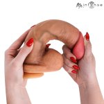 MR INTENSE Gary XL silikonowy model anatomiczny z przyssawką, progresywna średnica, 25,5 cm