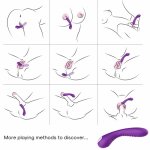 ARMONY Legenda wibrator silikonowy fioletowy, 9 trybów, wodoodporny, ergonomiczny