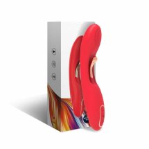ARMONY Red wibrator z oscylującym językiem, silikon medyczny, 234 mm, 9 trybów